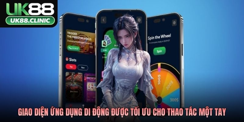 Tải App UK88 Dễ Không? Hướng Dẫn Cài Đặt Và Lưu Ý Cần Biết 1 Giao diện ứng dụng di động được tối ưu cho thao tác một tay